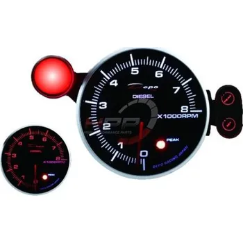 Budík Přídavný budík Depo Racing 95mm - otáčkoměr se shift lightem - dieselové motory