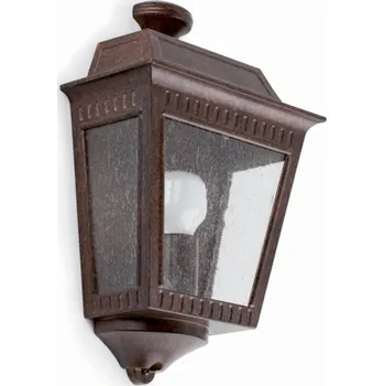 Venkovní osvětlení FARO BARCELONA Rustikální venkovní nástěnné světlo Argot hnědá, čirá 1 x 20 W - Doprava zdarma