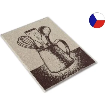 Utěrka Malý kuchyňský ručník 35x50 ZARA 450g Vařečky béžovohnědá