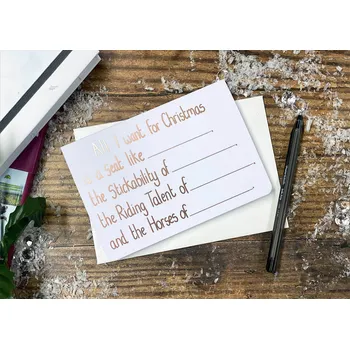 Přáníčko vánoční 'All I want for Christmas' od Emily Cole