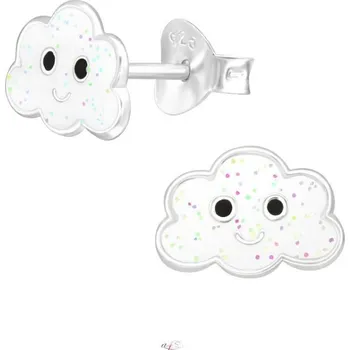 Náušnice All4Silver Náušnice stříbrné mráčky S1920