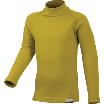 SONY dětská merino mikina - Zelenožlutá 6464 / 130 / Zelenožlutá