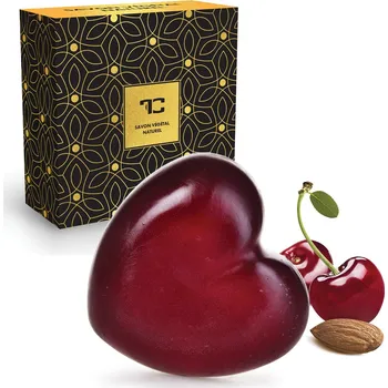 Mýdlo MIDNIGHT CHERRY | ručně vyráběné rostlinné mýdlo s kokosovým olejem & glycerinem | 85 g Dedra