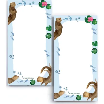 Zápisník ePiPí TO-DO list - Vydry Vyberte možnost: Bez magnetu