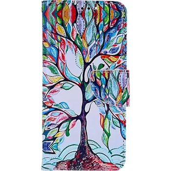 Pouzdro na mobilní telefon Obal Xiaomi Redmi 9A knížkový Barevný strom (kryt neboli pouzdro na Xiaomi Redmi 9A)