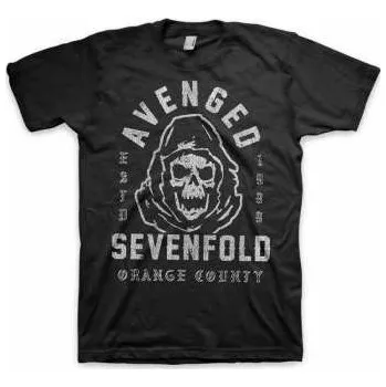 Pánské tričko Merch Avenged Sevenfold: Tričko So Grim Orange County XL