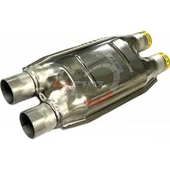 Střední díl výfuku Náhrada katalyzátoru (rezonátor) ProRacing 2x 55mm (duální) - ocel