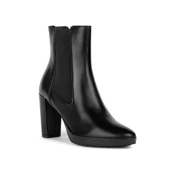 Dámské kozačky Geox Polokozačky D Walk Pleasure 85 D35TFC 00043 C9999 Černá 41