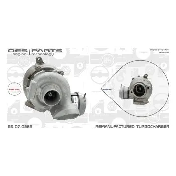 Turbodmychadlo Dmychadlo, plnění, 717478, OES, ES-07-0269