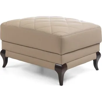 Taburet Kožený taburet s úložným prostorem VEDUZ