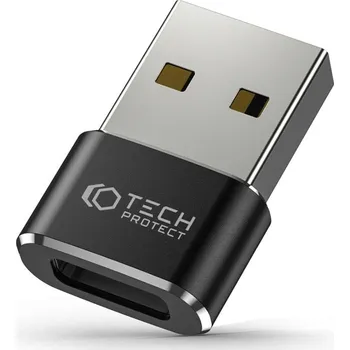 Datové redukce ADAPTÉR TECH-PROTECT ULTRABOOST ADAPTER USB TO TYPE-C BLACK