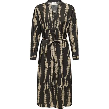 Dámské šaty MIDI ŠATY S DLOUHÝM RUKÁVEM JdY