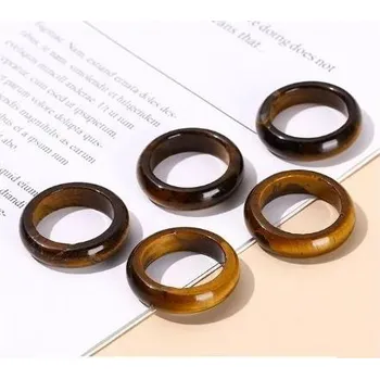 Prsten Prosperk Prsten z minerálu - Tygří oko Velikost prstenů: 9 (EU: 59-61) 16293/9 -