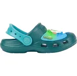 Dětské sandály Coqui MAXI - HERO 24/25 Tmavě zelená, Modrá