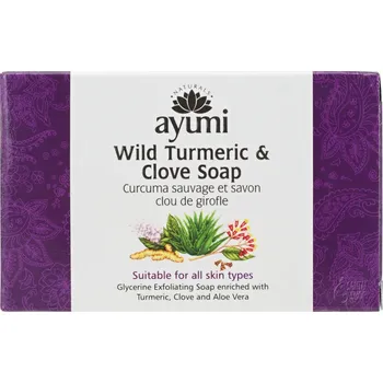 Mýdlo Ayumi ayurvédské mýdlo Kurkuma a hřebíček 100 g