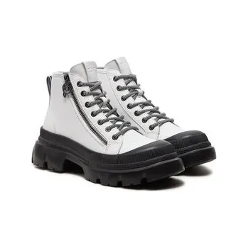 Pánské tenisky Turistická obuv KARL LAGERFELD Trekka KL43536 Bílá 41