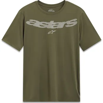 Pánské tričko Triko NIGHT PERFORMANCE, ALPINESTARS (zelená) (Velikost: L)