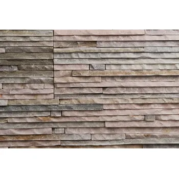 Obklad Kamenná stěna do sauny, křemenec ružový, 645x1970