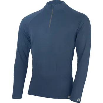 Pánské tričko AZAR pánské merino triko - Modrá 5656 / L / Modrá