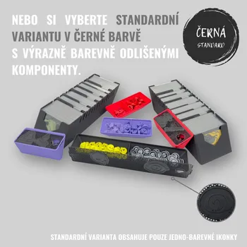 Příslušenství k deskovým hrám Junta Kacíř: Zkáza Roanoke - INSERT do hry (79277) Barva: Černá