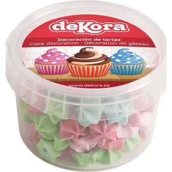 Jedlá dekorace na dort Cukrové zdobení barevné 100g - Dekora