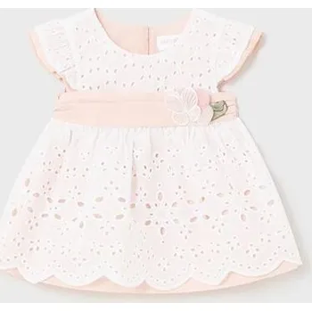 Kojenecké šaty kojenecké bavlněné šaty s madeirou Mayoral 1802-88 velikost 56