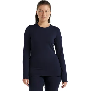 Dámské tričko Dámské merino tričko s dlouhým rukávem ICEBREAKER Wmns 260 Tech LS Crewe, Midnight Navy velikost: M