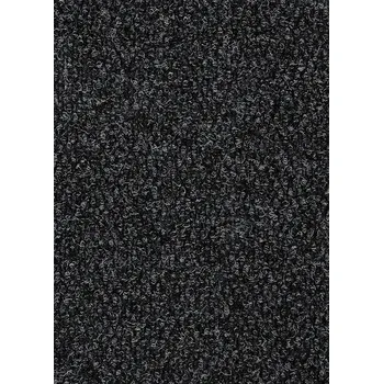 Koberec Breno Metrážový koberec REWIND 900 Braille Popcorn 2190, šíře 400 cm, Černá