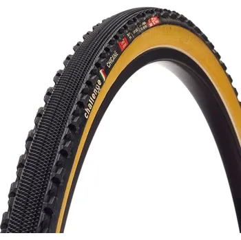 Plášť na kolo plášť CHALLENGE CHICANE 700x33 černá/tan