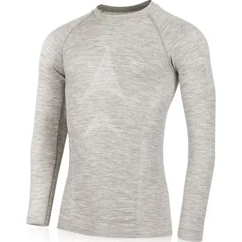 Pánské termoprádlo WOLF pánské bezešvé merino triko - Béžová 7160 / L/XL / Béžová