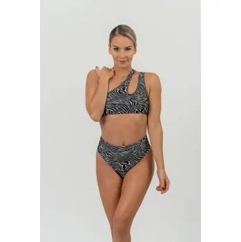 Dámské plavky NEBBIA SÃO GONÇALO bikini vrchní díl - zebra S