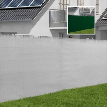 Plot Zástěna na plot 500 x 100 cm šedá UV rezistentní Varianta: šedá