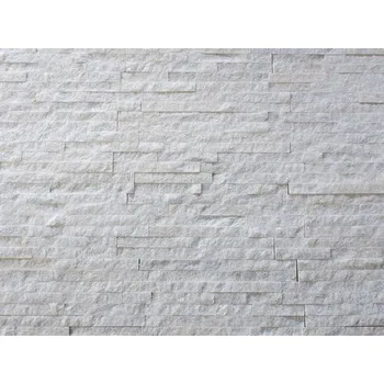 Obklad Kamenná stěna do sauny, křemenec bílý, 645x1970