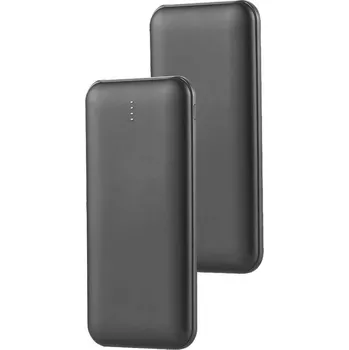 Powerbanka V-TAC Powerbank, 10000 mAh 2A KABEL TYPU C- ČERNÝ