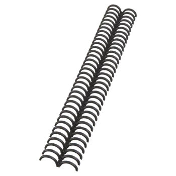 Vázací hřbet CLICK hřbety 3:1 (34 otvorů), 16 mm, černé