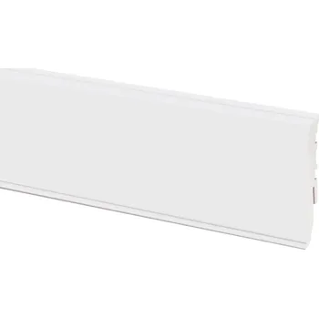 Podlahová lišta Cezar Podlahová lišta soklová PVC - MASTERLINE 9003 Ral Bílá Matná 60 mm (2,2m)