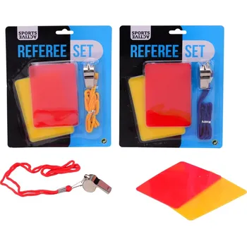 Píšťalka pro rozhodčího Mac Toys Sada pro rozhodčí + píšťalka mix barev