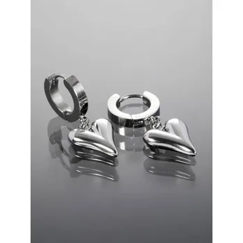 Náušnice Prosperk Náušnice srdíčka stříbrná lesklá S2030