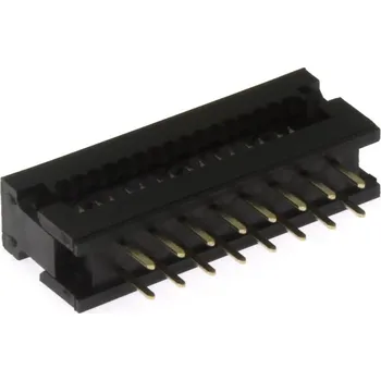 Xinya Konektor IDC pro ploché kabely, samořezný, 16 pinů (2x8), rozteč 2.54mm, do DPS, přímý