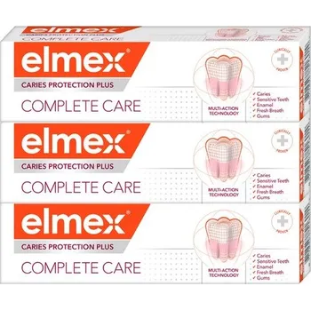 zubní pasta Elmex Caries Protection Plus Complete Care zubní pasta 3x75 ml