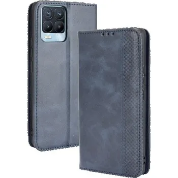 Náhradní kryt pro mobilní telefon VSECHNONAMOBIL 32216 BUSINESS Peňaženkový kryt Realme 8 / Realme 8 Pro modrý