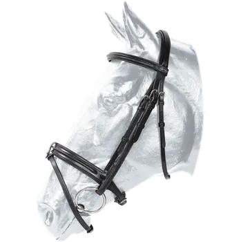 Sport Kentaur Uzdečka pro koně SPRING HILL Velikost: Pony, Varianta: Tmavě hnědá + zlaté kování