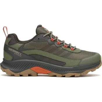 Pánská treková obuv Pánské outdoorové boty Merrell SPEED STRIKE 2 WP 11 Khaki, Hnědá, Oranžová