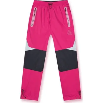 Dívčí oblečení Šusťákové kalhoty s bavlněnou podšívkou KUGO K808 růžové