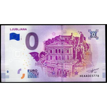 Eurosuvenir (2018-1) Slovinsko - Ljubljana - € 0,- pamětní suvenýr