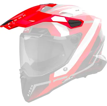 Helma na motorku Kšilt pro přilbu COMMANDER 2, AIROH (Mavick - červený lesklý)