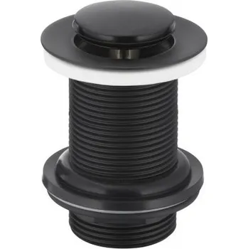 Sifon KFA - SMALL Zátka klik-klak bez přepadu, černá 660-353-81 KFA