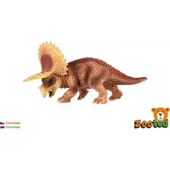Figurka ZOOted Triceratops malý zooted plast 14cm