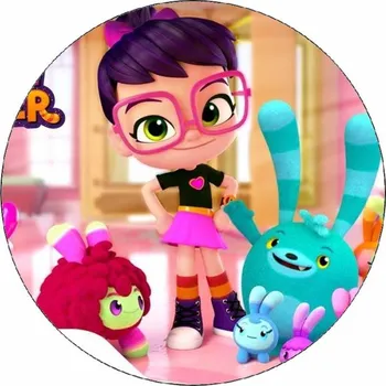 Jedlá dekorace na dort Jedlý papír Abby Hatcher a přátelé 19,5 cm