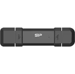 Silicon Power 500GB Portable-Stick-SSD USB 3.2 DS72 Black (SP500GBUC3S72VPK)